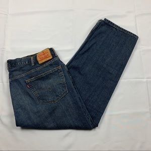 Levi's 550 Red Tab Medium Wash Blue Mens Jeans Tag Size 44 x 30 (29.5) Nice
